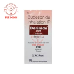 Derinide 200 Inhaler Cadila - Thuốc điều trị các triệu chứng của bệnh hen phế quản